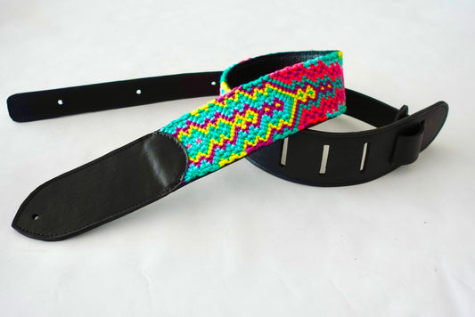 Yaiaiwi Handmade Leather Guitar Strap